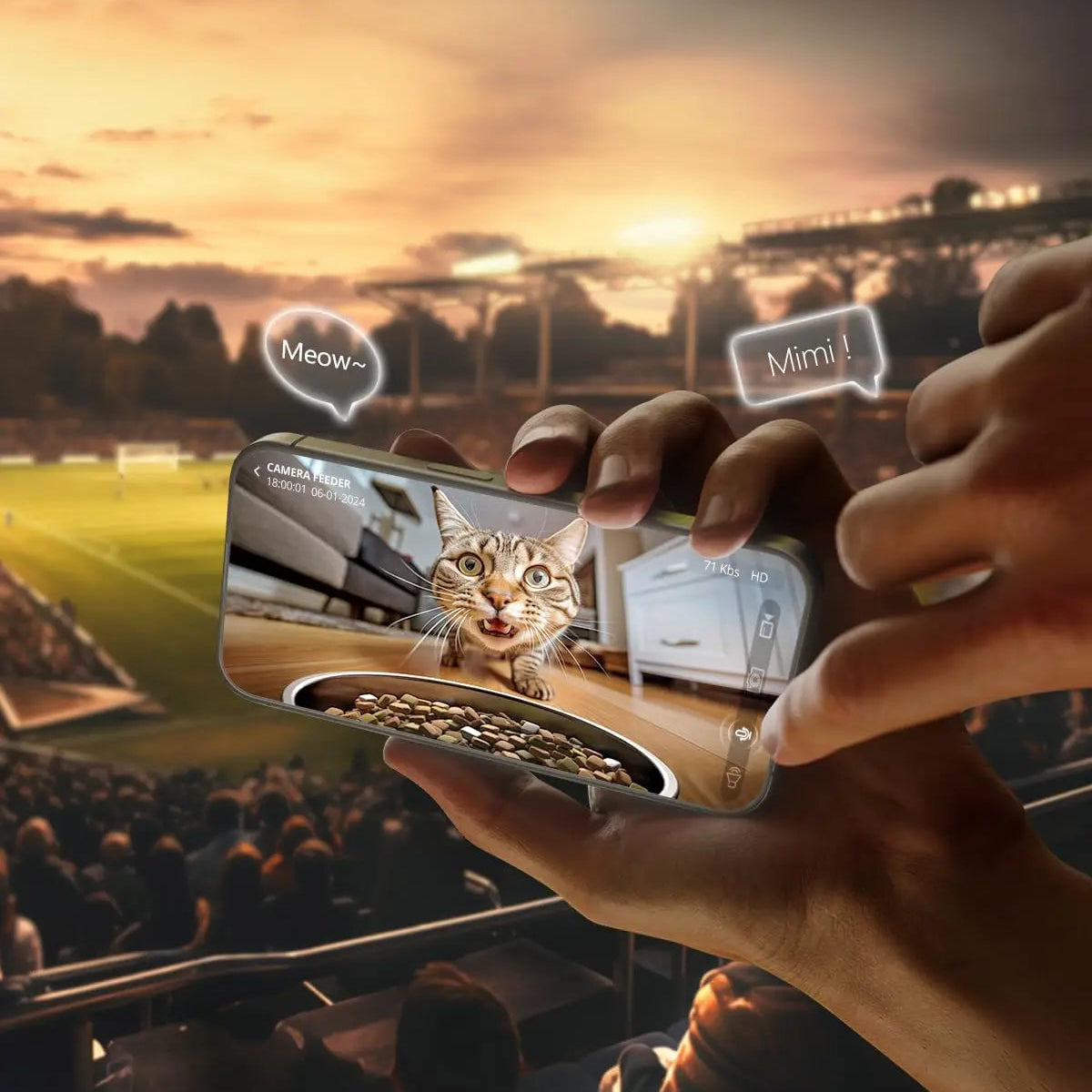 Smart Pet Feeder with Camera